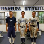 左より、堀田(副主将)、大野(主将)、川上(副主将)